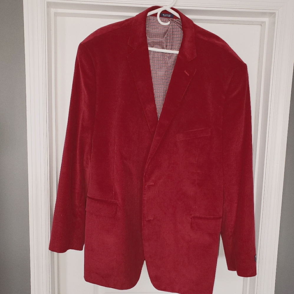 Burgundy jacket